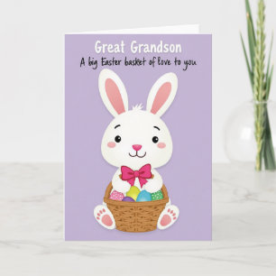 Happy Easter Grandson Card