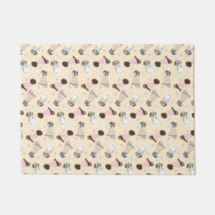 Happy Easter Great Dane Dogs Doormat