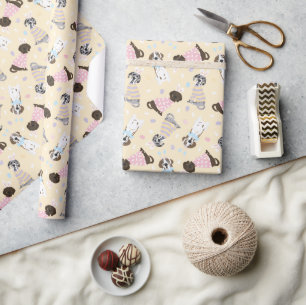 Happy Easter Great Dane Dogs Wrapping Paper