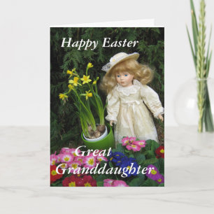 Happy Easter Great Grandaughter Holiday Card