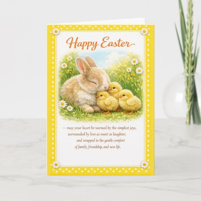 Happy Easter Greeting Card (Front)