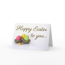 Happy Easter Greeting Card