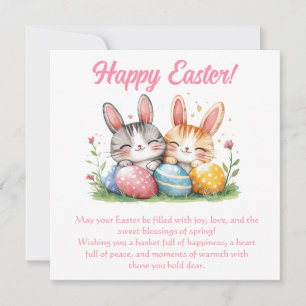 Happy Easter Greeting Card 