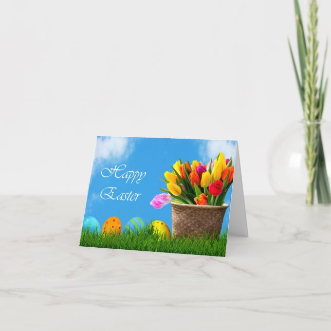 Happy Easter Greeting Card (Front)
