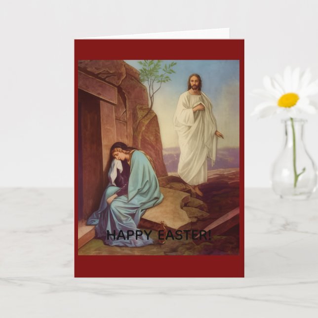 Happy Easter Greeting Card (Small Plant)