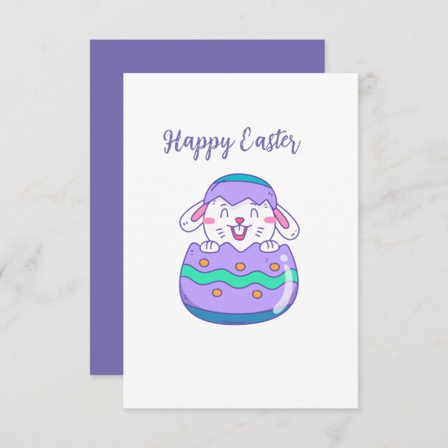 Happy Easter Greeting Card  (Front/Back)