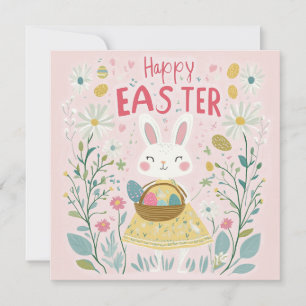 "Happy Easter" greeting card