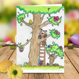 HAPPY EASTER greeting card by Nicole Janes