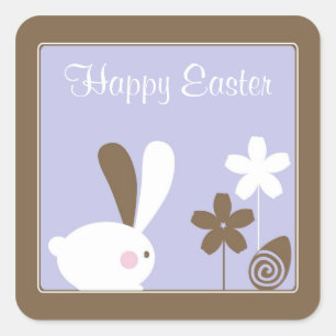 Happy Easter Greeting Sticker