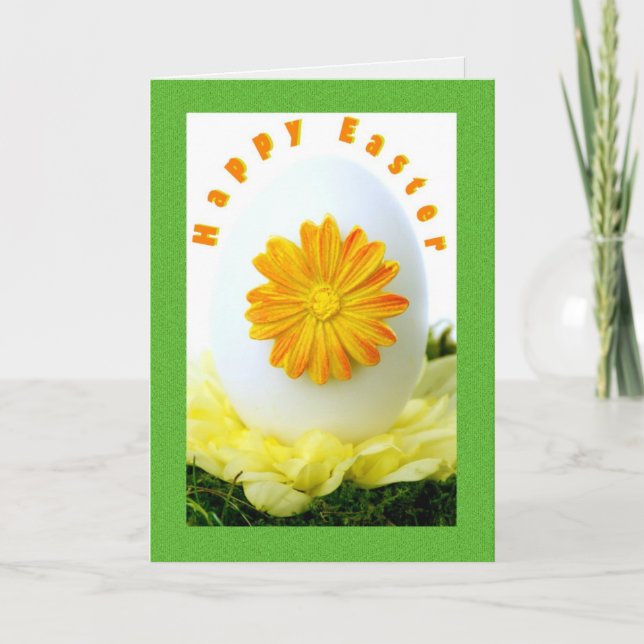 Happy Easter Greetings Card (Front)