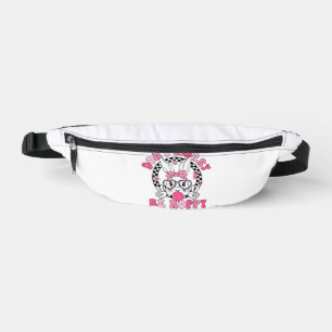 Happy Easter Groovy Bunny Face Don't Worry Be Hopp Bum Bags