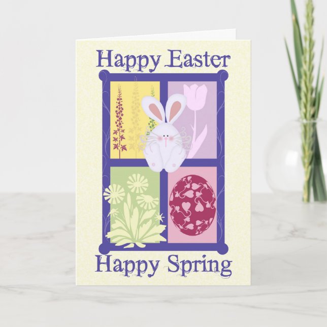 Happy Easter Happy Spring Card (Front)