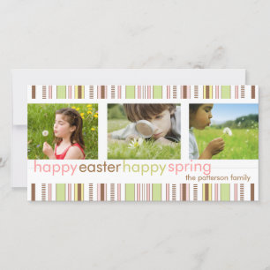 Happy Easter Happy Spring Photo Card Greeting