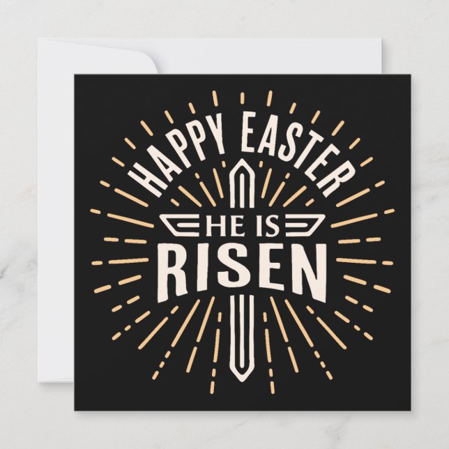 Happy Easter He is risen (Front)