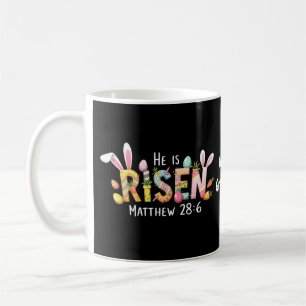 Happy Easter! He Is Risen Celebrate Jesus Christ Coffee Mug