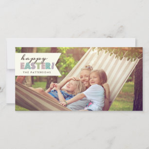 Happy Easter Hello Spring Photo Card