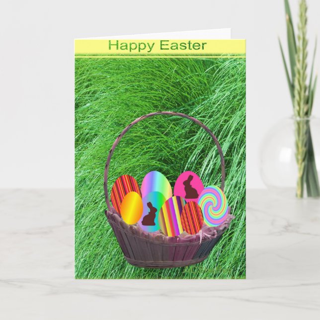 Happy Easter Holiday Card (Front)
