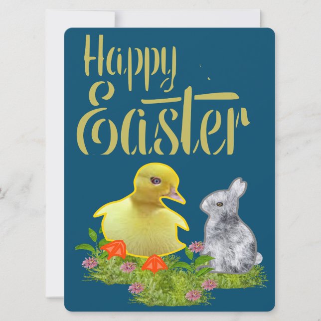 Happy Easter Holiday Card (Front)