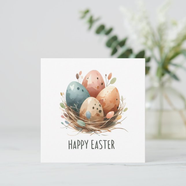 Happy Easter  Holiday Card (Standing Front)