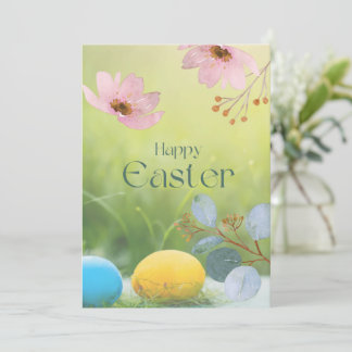 Happy Easter Holiday Card