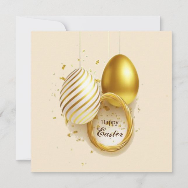 Happy Easter Holiday Card (Front)
