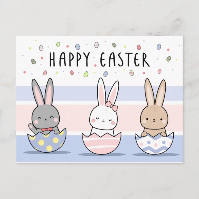 Happy Easter  Holiday Postcard (Front)