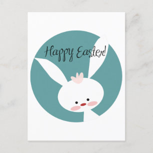Happy Easter Holiday Postcard