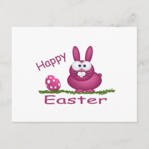 Happy Easter Holiday Postcard