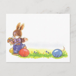 Happy Easter Holiday Postcard