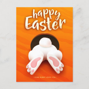 Happy Easter Holiday Postcard