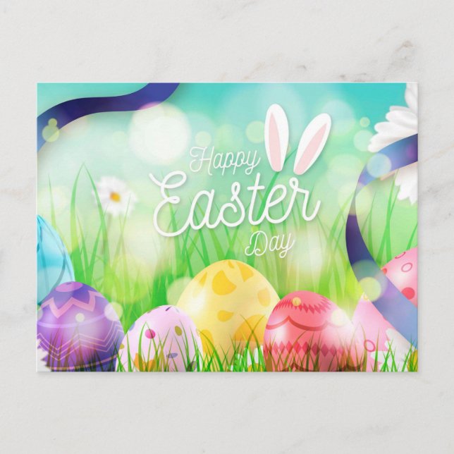 Happy Easter  Holiday Postcard (Front)