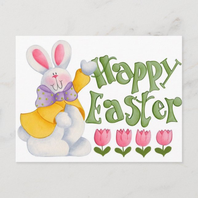 Happy Easter Holiday Postcard (Front)