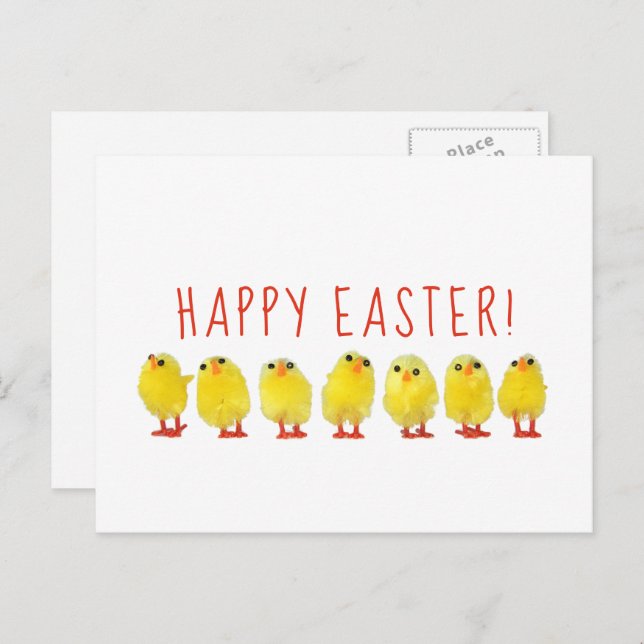 Happy Easter Holiday Postcard (Front/Back)