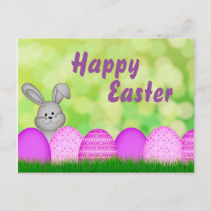 Happy Easter Holiday Postcard