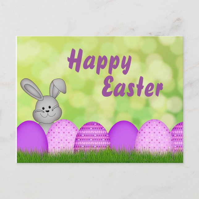 Happy Easter Holiday Postcard (Front)