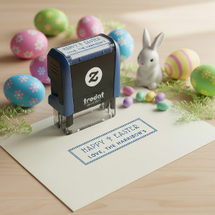 Happy Easter Holy Corss Self-inking Stamp