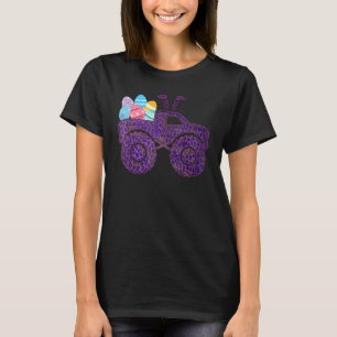 Happy Easter Hunt Eggs Monster Truck Crusher Bunny T-Shirt