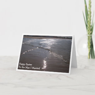 Happy Easter Husband Card - The Sea
