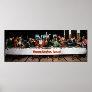 Happy Easter, Jesus! Funny Easter Poster