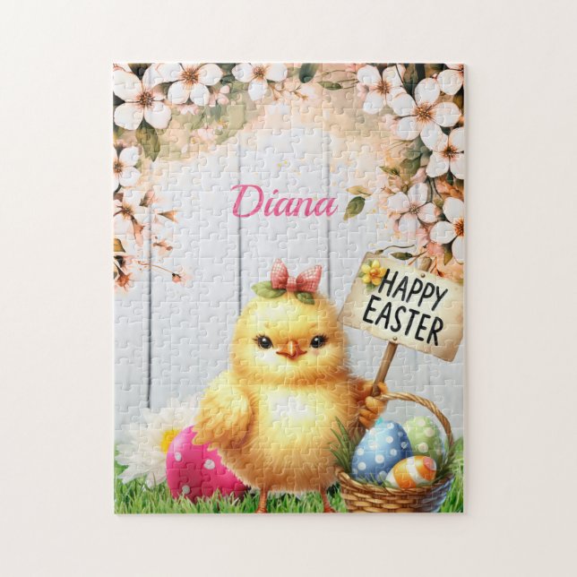 Happy Easter Jigsaw Puzzle (Vertical)