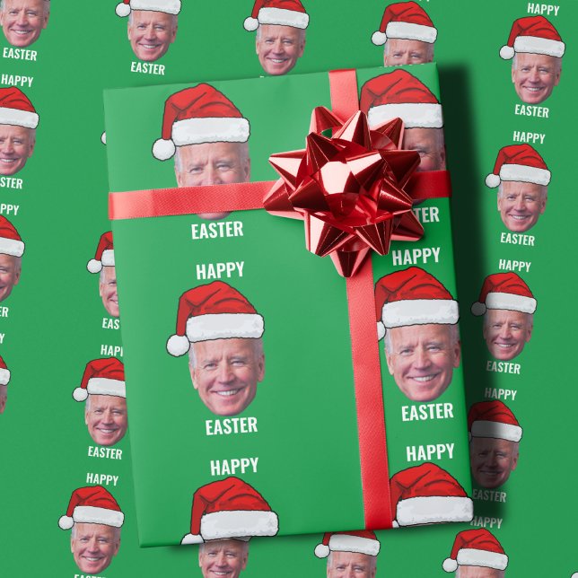 Happy Easter Joe Biden 4th of July Wrapping Paper (Creator Uploaded)
