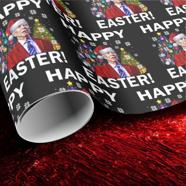 Happy Easter Joe Biden Wrapping Paper (Creator Uploaded)