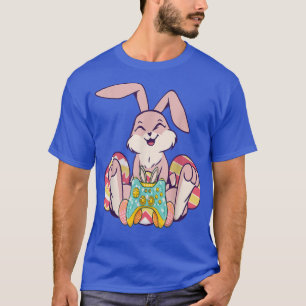 Happy Easter Joystick Bunny Ear funny Gaming Kids T-Shirt