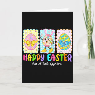 Happy Easter Just A Little Egg-stra Funny Eggs Kid Card