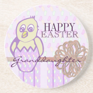Happy easter keepsake coaster