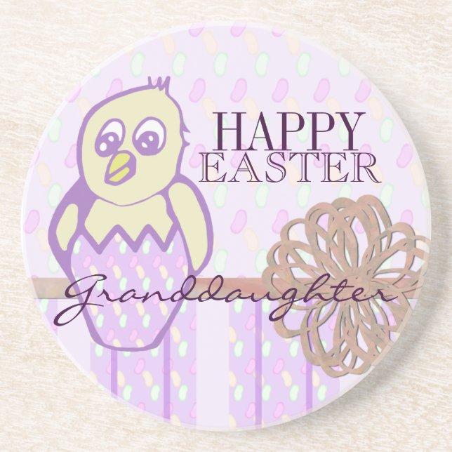 Happy easter keepsake coaster (Front)
