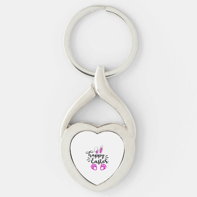 Happy easter            key ring (Front)