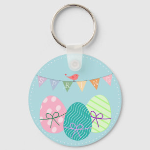 Happy Easter Key Ring