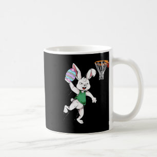 Happy Easter Kids Boys Bunny Dunk Bysketbyll Easte Coffee Mug
