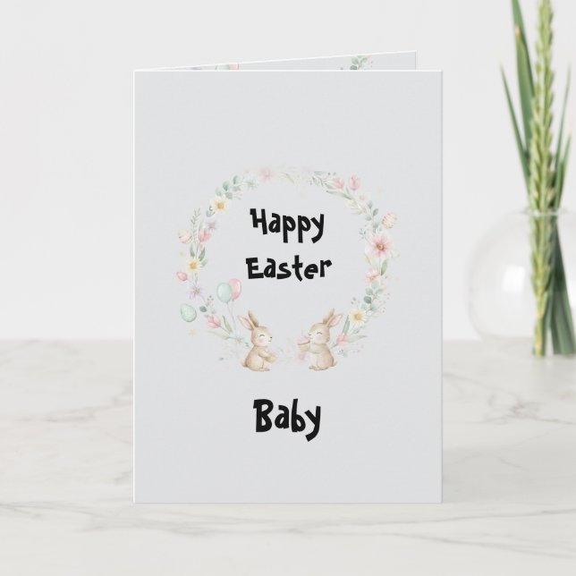 Happy Easter Kids Greeting Card (Front)